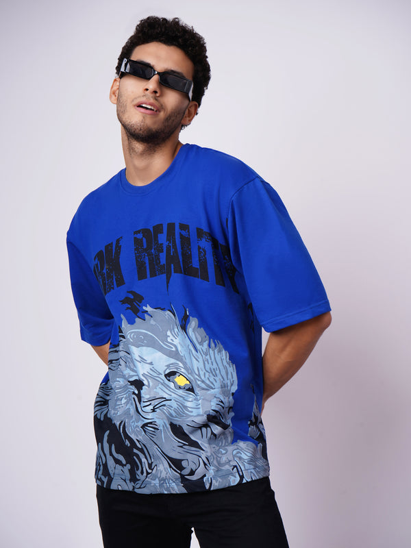 Dark Reality Oversized Graphic T-Shirt