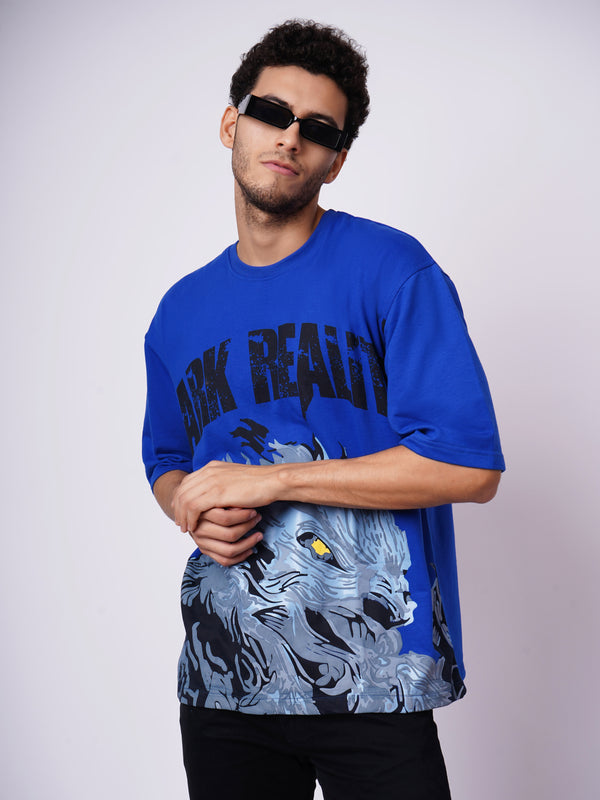 Dark Reality Oversized Graphic T-Shirt