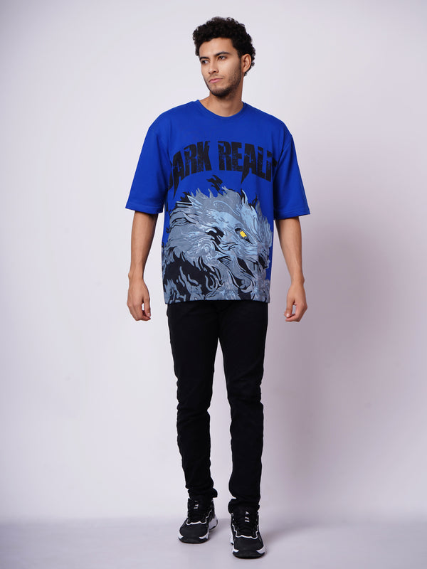 Dark Reality Oversized Graphic T-Shirt