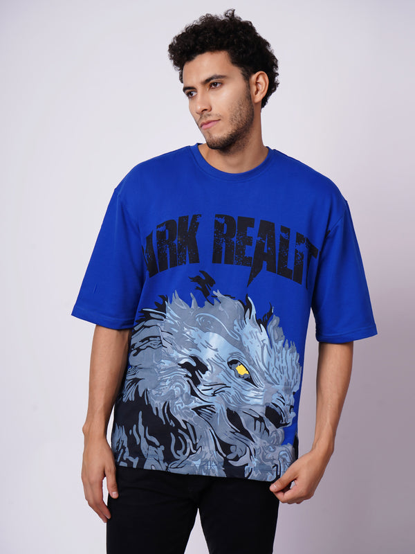 Dark Reality Oversized Graphic T-Shirt