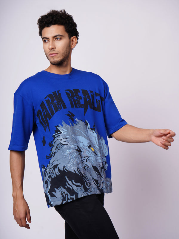 Dark Reality Oversized Graphic T-Shirt